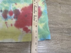 VTG Obey Mens Sz M Oversized Tie Dye Front Back AOP Y2K Tee T-Shirt