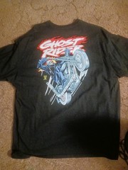 Ghost Rider T-Shirt Mens 2XL Black Marvel Whatnot Motorcycle Harley Skeleton