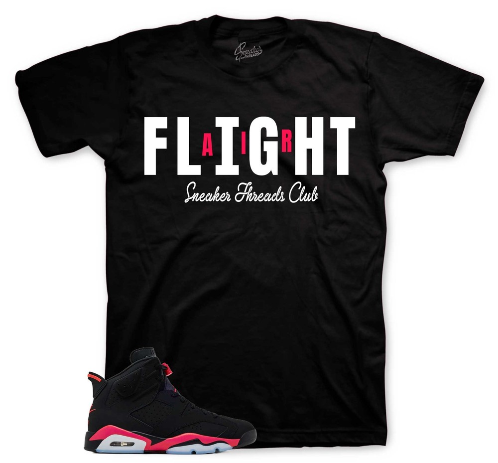 Shirts To Match Jordan 6 infrared Sneakers – Flight Tees
