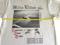 Billie Eilish Coachella T Shirt 2022 Authentic Tour Merch USA Mens Medium Tee
