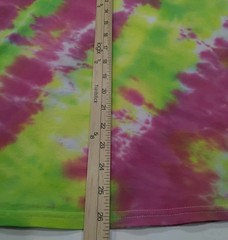 New Tie Dye Men’s T-Shirt Medium Pink Yellow Multicolor Summer Swirl Spiral