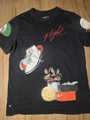 Nike Jordan Flight World Tour Graphic T-Shirt Men’s Large Black Jumpman