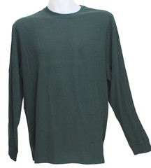 Cremieux Men’s Dark Green Long Sleeve Crew Neck Shirt Size XL