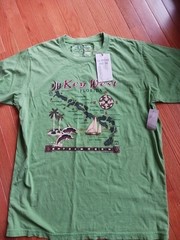 Nwt U.S. VINTAGE t-shirt Key West FL Map XL Apple Green