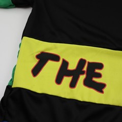 VTG Colorblock Afrocentric Patch Shirt XL Streetwear Drawstring Hip Hop 90s Y2K