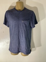 mens Jack Wills Size Small Dark Blue Marl Slim Fit Short Sleeve Jersey T-shirt