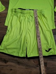 Joma Mens Neon Yellow Long Sleeve Padded Sleeve Soccer Goalie Goal Keeper Set