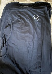 Under Armour 1370813 Men XL Athletic UA Freedom Flag Long Sleeve Tee -Navy NWOT