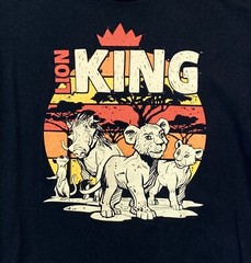 The Lion King Disney Movie T-shirt Size XL Black Simba Mufasa Pumbaa Timon