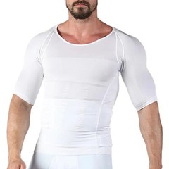 Gynecomastia Men’s Slimming Shaper Shirt Abs Abdomen Slim Compression Shapewear