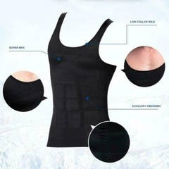 Be-In-Shape For Men’s Slimming Vest Ultra Durable Compression Shapewear Tank Top