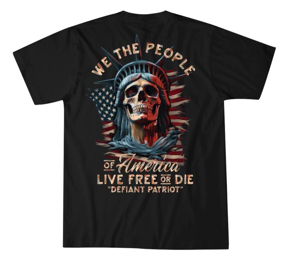 Howitzer Clothing Men’s T-shirt Liberty Skull
