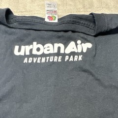 Fruit of the Loom Men’s Urban Air Adventure Park Black Graphic Cotton T-Shirt L