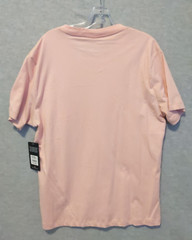 True Religion Foil Taping Men’s TEE Dull Pink Size Large Metallic Logo Stretch