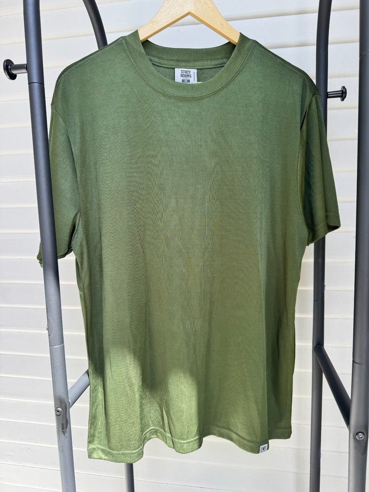 Men’s Stacy Adams Green Shiny T Shirt Smart Casual M New without tags
