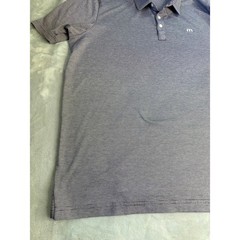 TravisMathew Men’s Heather Purple Performance Golf Polo Shirt Size XXL