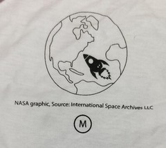 NASA White Shirt Top Adult Medium NEW WITH TAGS