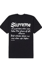 BRAND NEW Supreme Person Tee Black Size LARGE – Brand New In Plastic – SS22