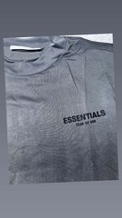 New With Tags Essentials Fear of God Black Short Sleeve Logo T Shirt Mens Size M
