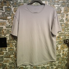 BYLT Men’s Drop Cut Lux SS T-Shirt Size XL Gray (Minor Stains) Basics Shirt