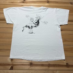 Vintage 90s Estezargues Comite Des Fetes Lou Pelaou French Graphic T-Shirt Large