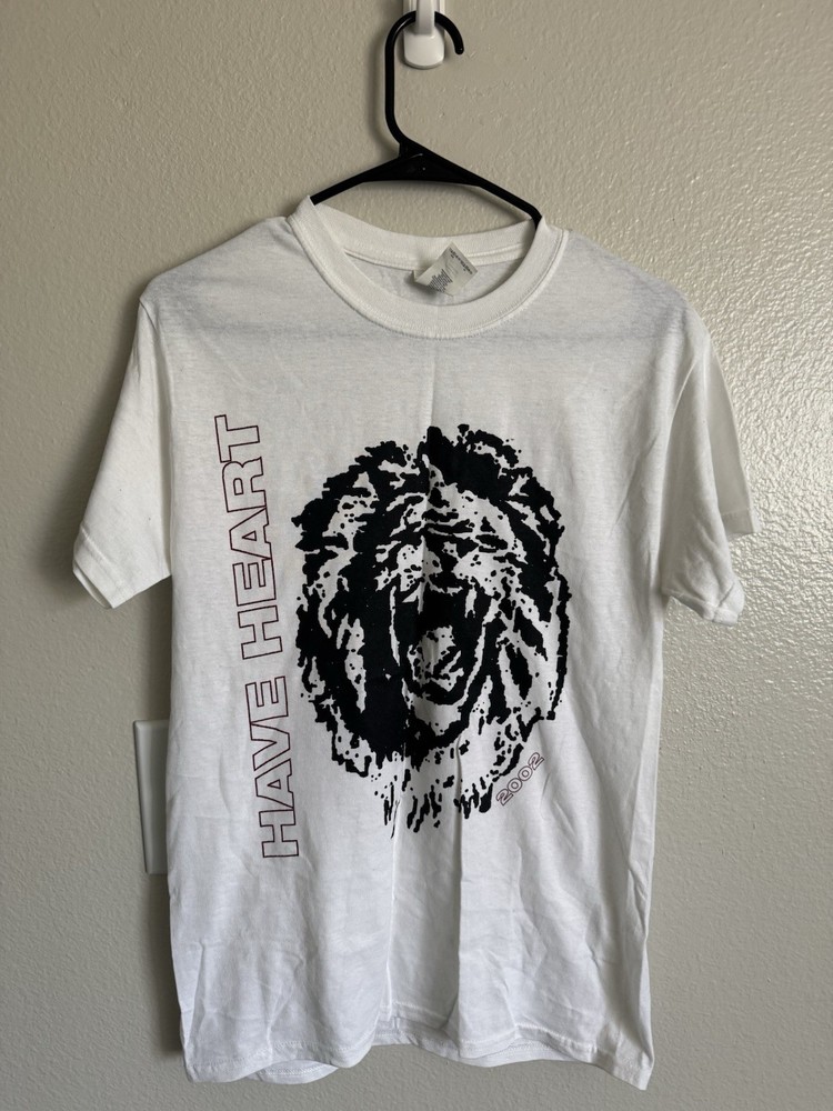 Have Heart vintage hardcore shirt Y2k, Lion Shirt, Straight Edge Hardcore S
