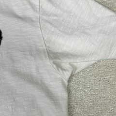 RHUDE Shirt Mens Large White Crest Patch Embroidered Slub Cotton Tee Streetwear