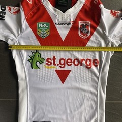 Rugby League Player Issue Jersey Spare St George Dragons NRL U20s Grip Size L