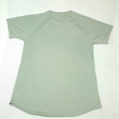 Kenneth Cole Tech SS Tee Shirt Sz L Seagrass Modal Blend Stretch Soft Curved Hem