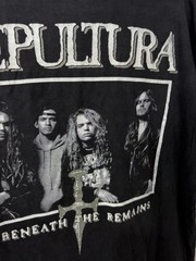 Vintage Sepultura Shirt Large Beneath The Remains 90s Death Metal