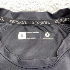XERSION T Shirt Men Small Gray Compression Quick Dri Long Sleeve Training Gym