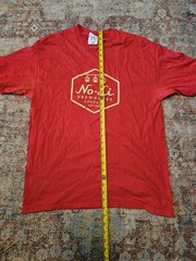 No-Li Brewing Company Logo Red T-shirt Large