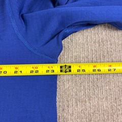 Nike NFL On Field New York Giants Blue Long Sleeve Performance Shirt Mens XL