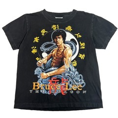 Medium Vintage Bruce Lee Dragon Tee – Mint Condition – Black