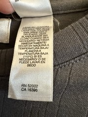 Concepts by Claiborne Men’s Ribbed Gray T Shirt Large