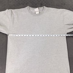 Pluma Shirt Long Sleeve Heavyweight Cotton Crewneck Gray Men Large