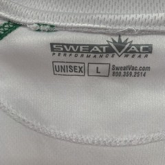 Sweat Vac Performance Wear Irish Shake Your Shamrock Running Tee Shirt Size L