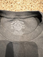 Sons of Anarchy T-Shirt Men’s Biker Gang motorcycle Rally Television Size XL