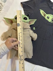 Baby Yoda T Shirt Small Size 34-36 & 12 Inch Baby Yoda Star Wars The Mandalorian