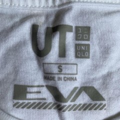 UNIQLO UT Evangelion T-Shirt US Size XS (JP S) White Anime Manga Graphic