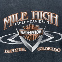 2012 Harley-Davidson Work Sucks Let’s Ride Clown Tee Denver Colorado Size Large