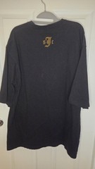 Sean John Shirt Mens 2XL Black Graphic Short Sleeve Cotton Crewneck Tee T-Shirt