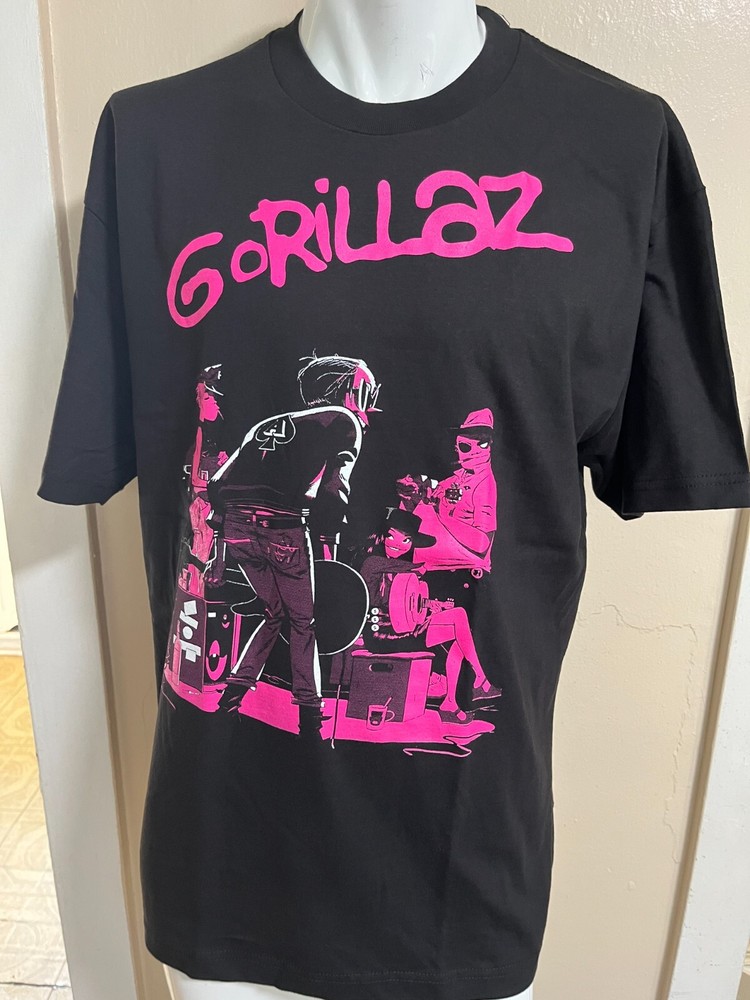 GORILLAZ SHIRT Color BLACK Size XL