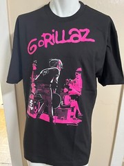GORILLAZ SHIRT Color BLACK Size XL