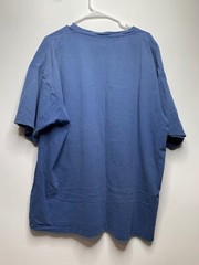 Carhartt Mens Size 2XL Blue Cotton Workwear Pocket T-Shirt K87 Stained
