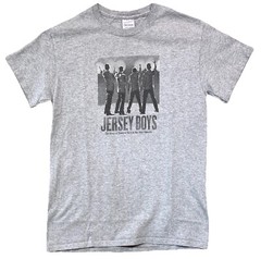 Jersey Boys The Story Of Frankie Valli & Four Seasons T-shirt Size Small Gray