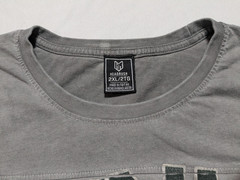 HEADRUSH FORTUNE FAVORS THE BRAVE x FEAR NONE – Men 2XL Gray T-Shirt