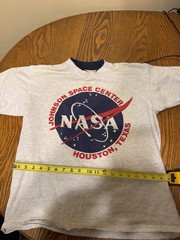 Vintage Johnson Space Center NASA Houston Texas Space Shuttle Gray Measured