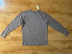 NWT JACHS New York Men’s Medium Gray Long Sleeve Crew Neck Basic T-Shirt
