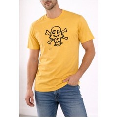 Icecream Men’s Warm Apricot Splat Short Sleeves Graphic T-Shirt Size M NWT